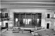 Auditorium stage during renovation
