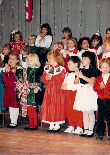 Lipscomb Daycare Christmas show, 1990, from the Claudia Price Collection