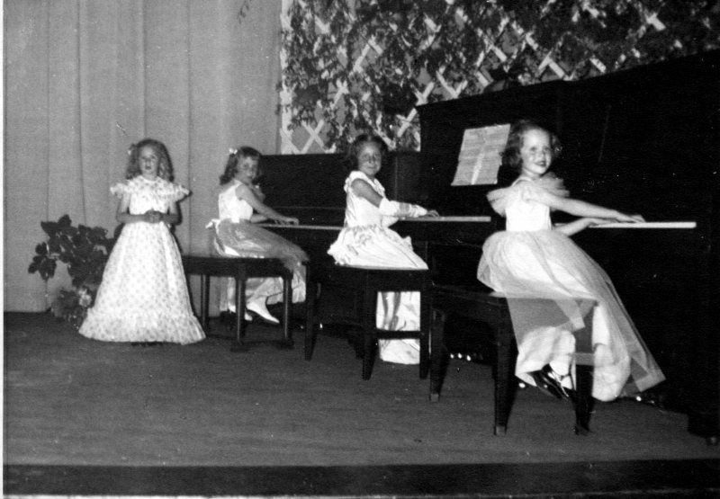 1950s Norvelle Bryan piano recital from Jackie Smith Collection at Hocutt-Ellington Memorial Library
