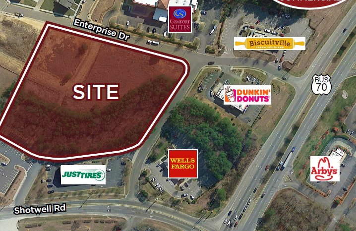 2.8 Acre site on Enterprise Dr off Hwy 70